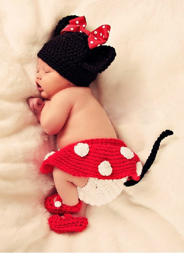 mickey mouse baby hat